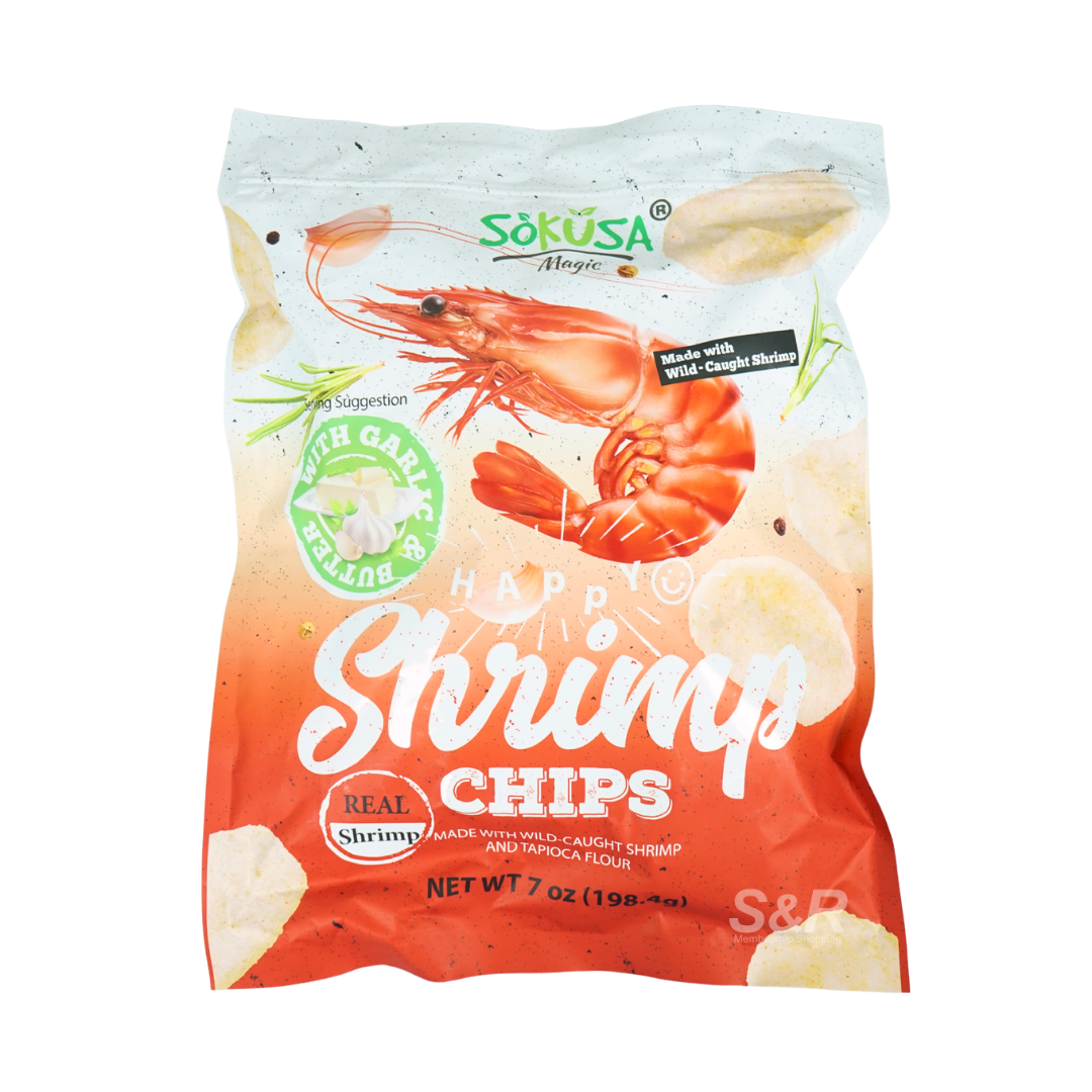 Sokusa Shrimp Chips with Gralic and Batter 198.4g